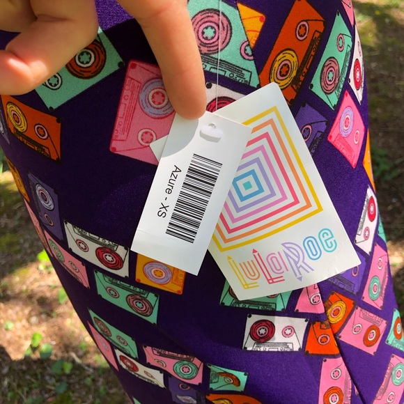 LulaRoe X-small Azure Skirt NWT - Picture 2 of 4